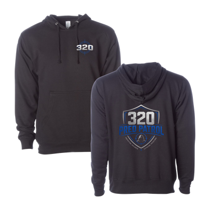 320 Pred Blue Shield Graphic Hoodie