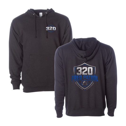 320 Pred Blue Shield Graphic Hoodie