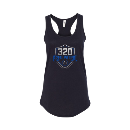 320 Pred Blue Shield Graphic Tank