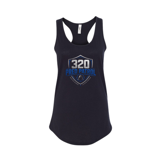 320 Pred Blue Shield Graphic Tank