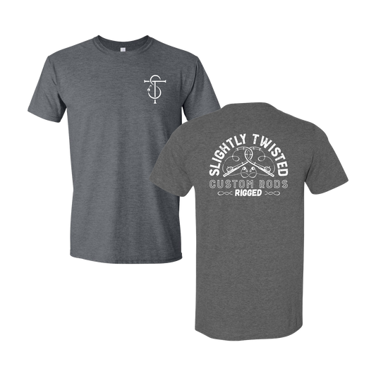Slightly Twisted Custom Rods RIGGED Graphic Tshirt