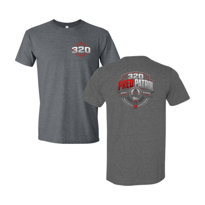 320 Pred Red Shield Graphic Tshirt