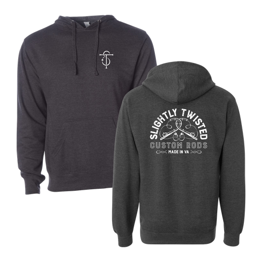 Slightly Twisted Custom Rods Graphic Hoodie