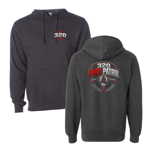 320 Pred Red Shield Graphic Hoodie