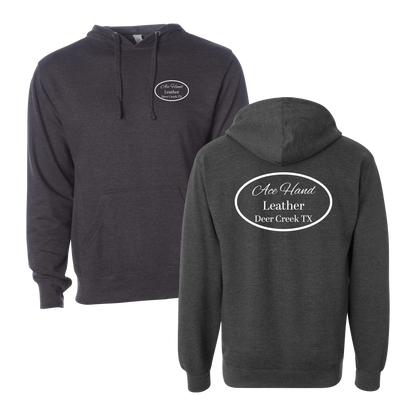 Ace Hand Leather Graphic Hoodie