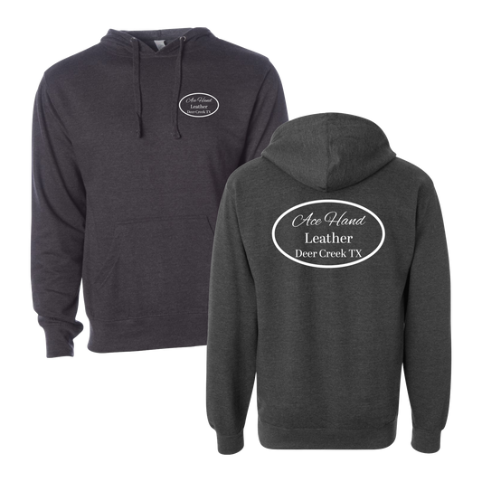Ace Hand Leather Graphic Hoodie