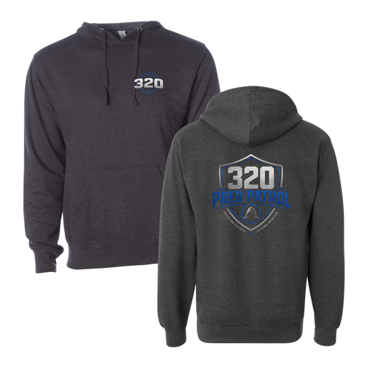 320 Pred Blue Shield Graphic Hoodie