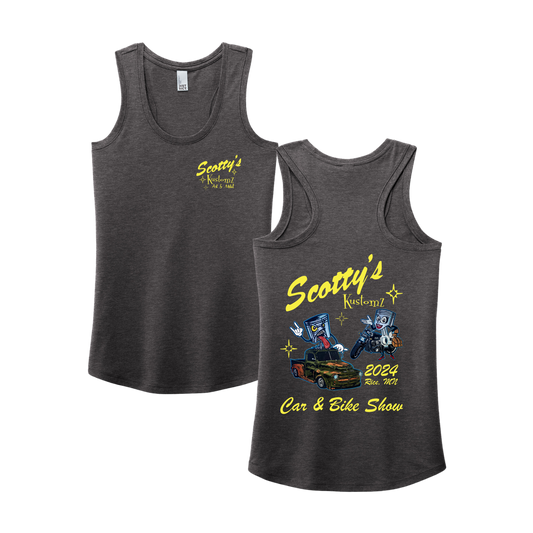 1st Annual Car Show Logo Women's Tank