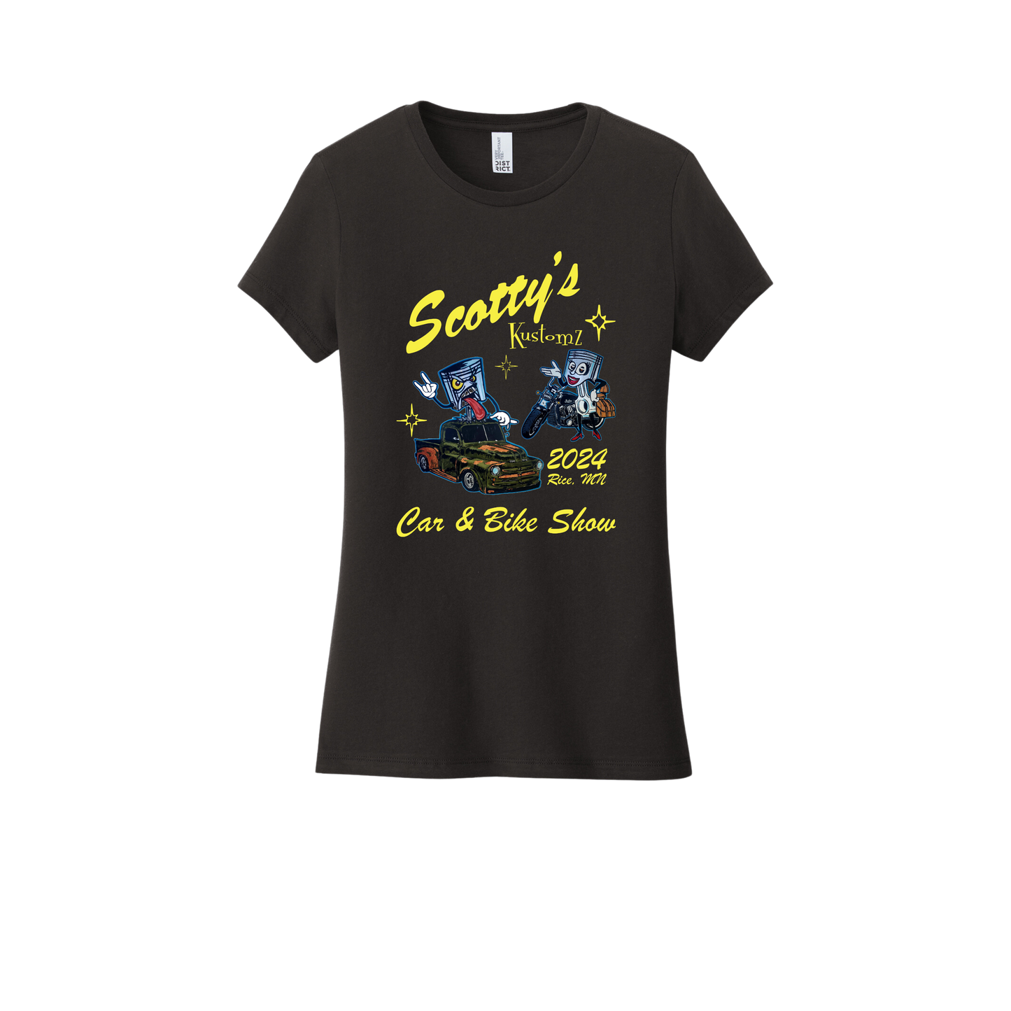 1st Annual Car Show Logo Women's Tee