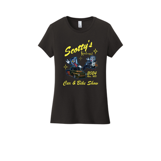 1st Annual Car Show Logo Women's Tee