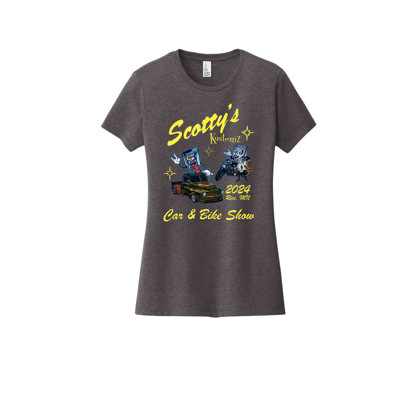 1st Annual Car Show Logo Women's Tee