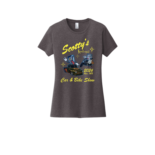 1st Annual Car Show Logo Women's Tee