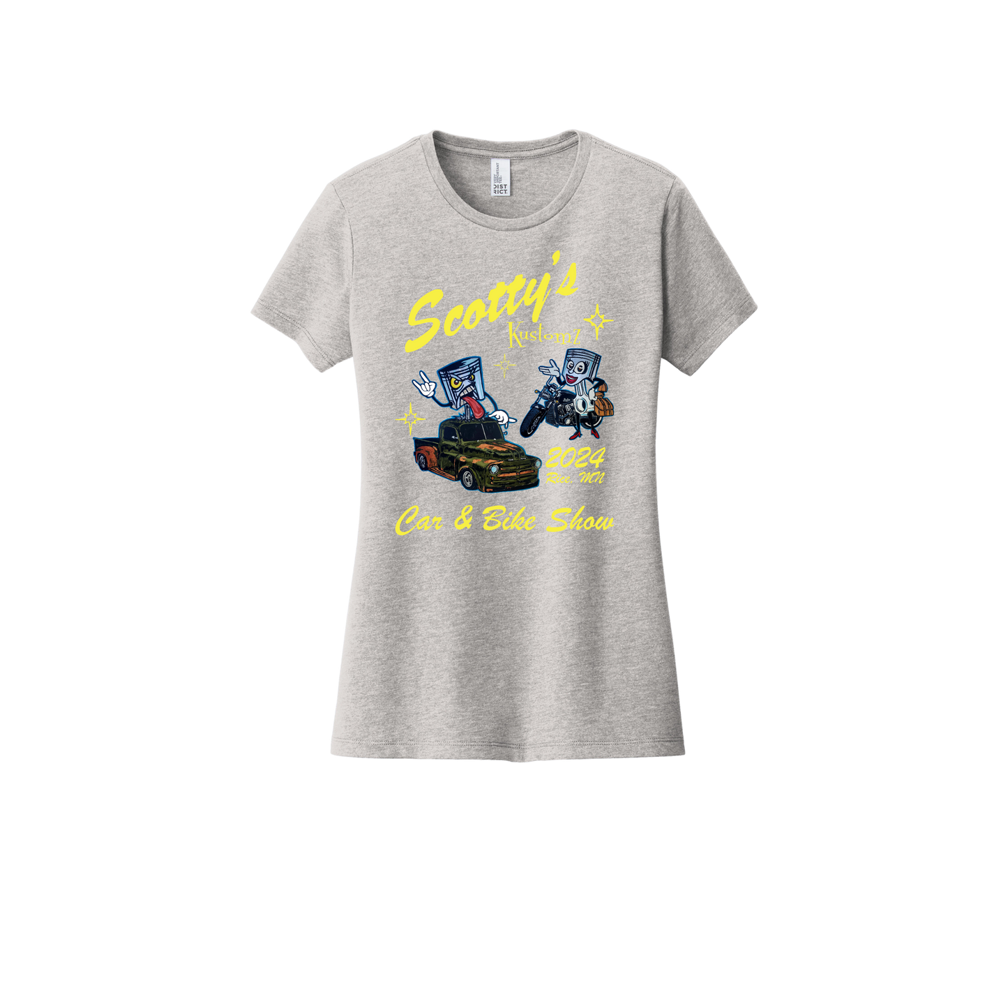 1st Annual Car Show Logo Women's Tee