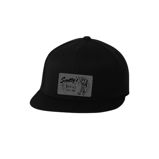 Flat Bill Fitted Hat