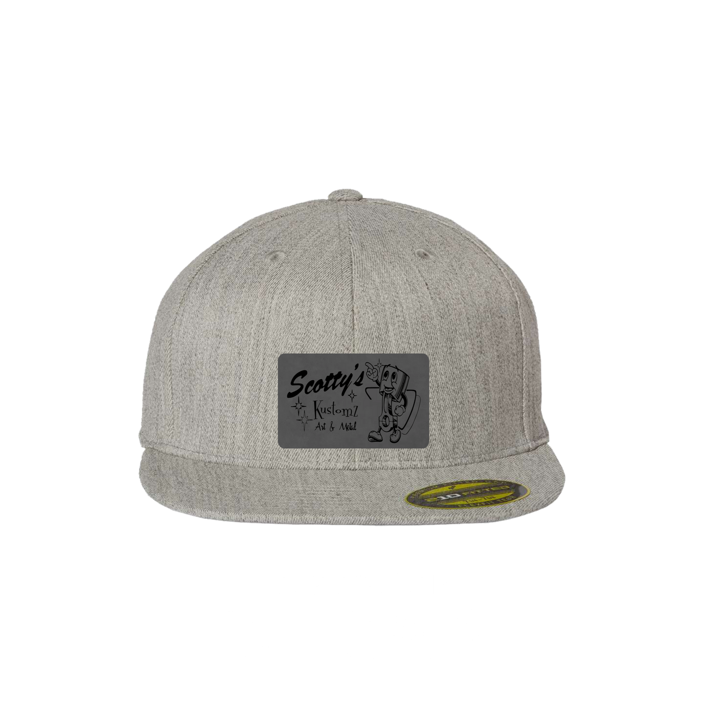 Flat Bill Fitted Hat