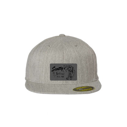 Flat Bill Fitted Hat