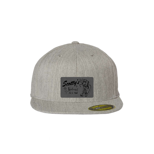 Flat Bill Fitted Hat