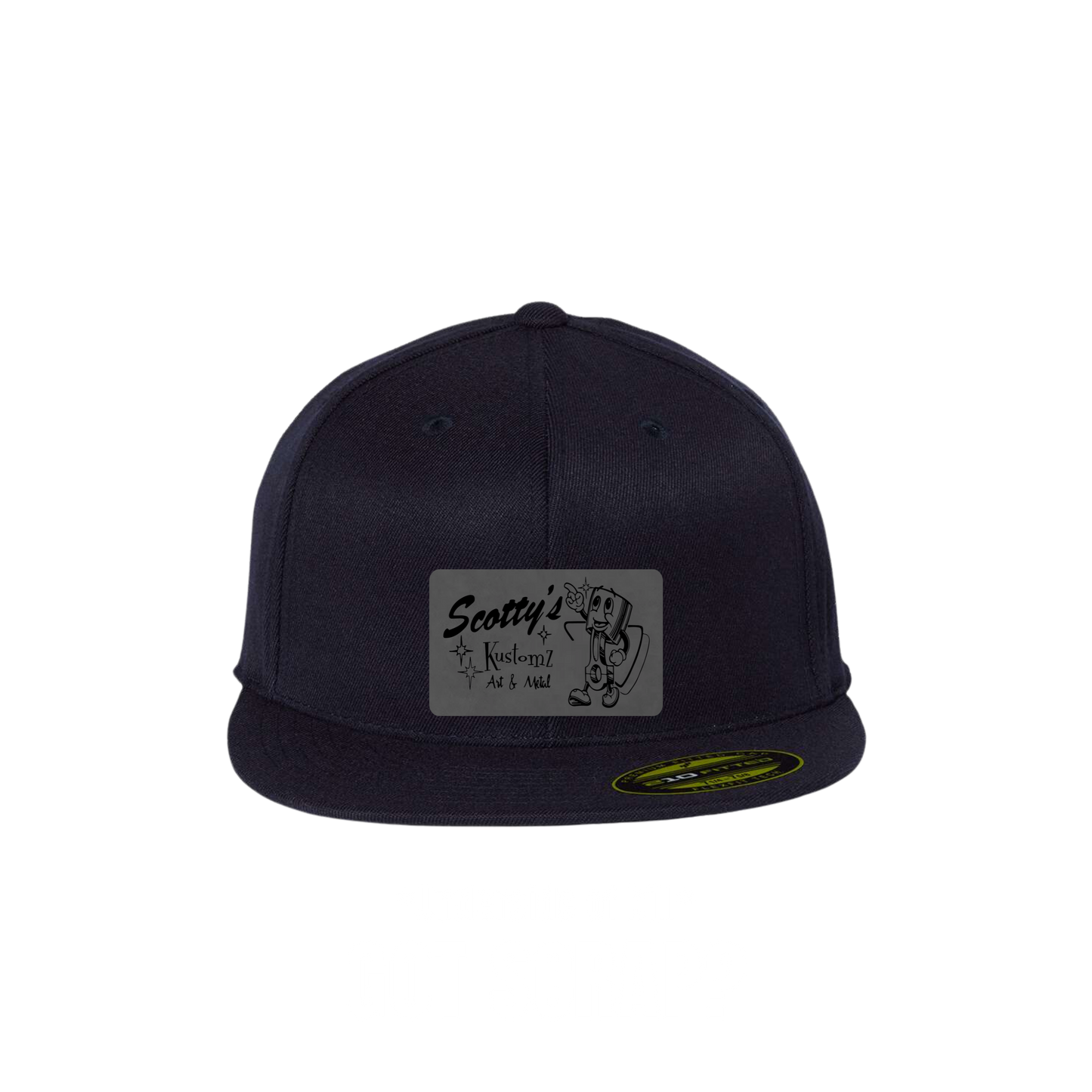 Flat Bill Fitted Hat