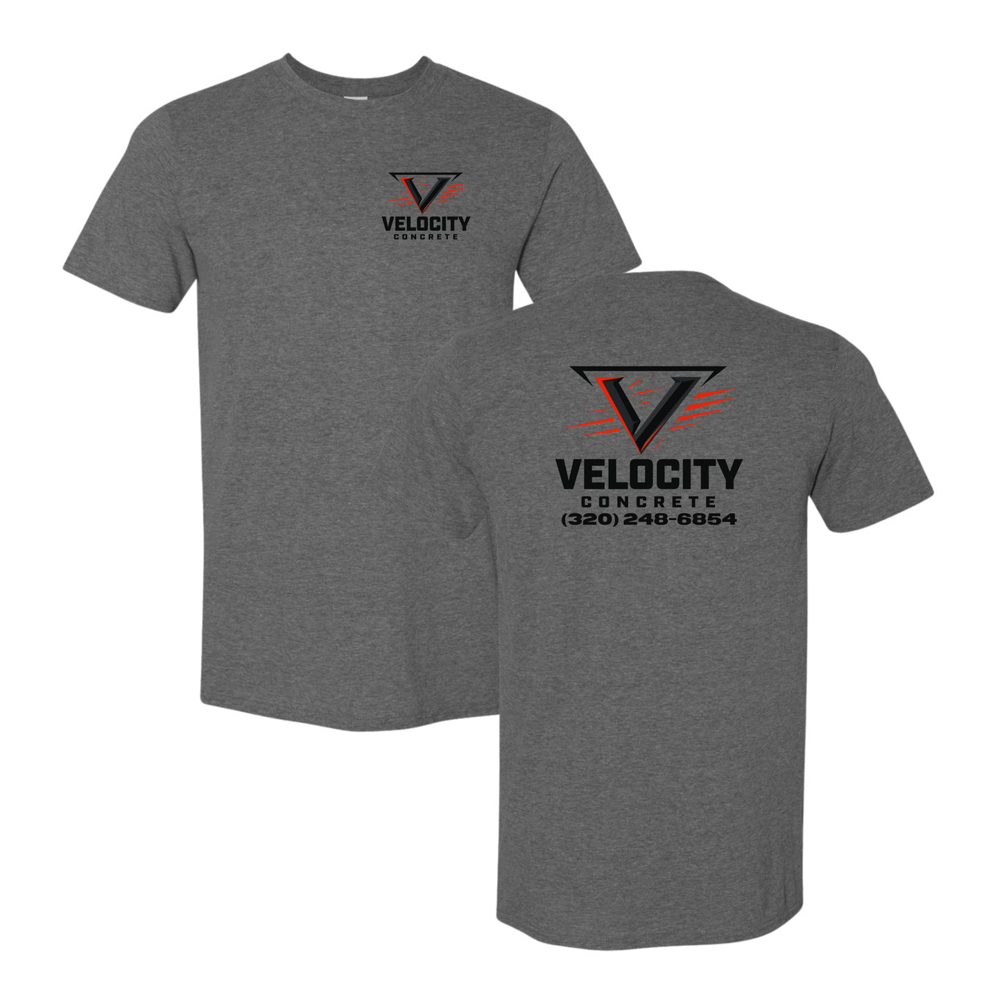 Velocity Concrete Standard Tshirts
