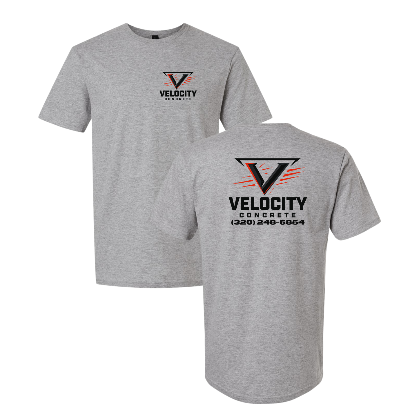 Velocity Concrete Standard Tshirts