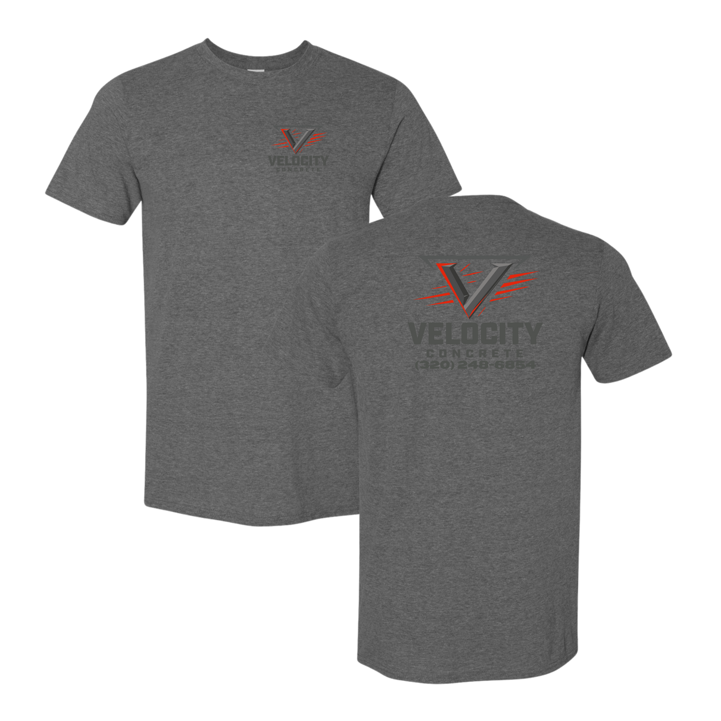 Velocity Concrete Standard Tshirts