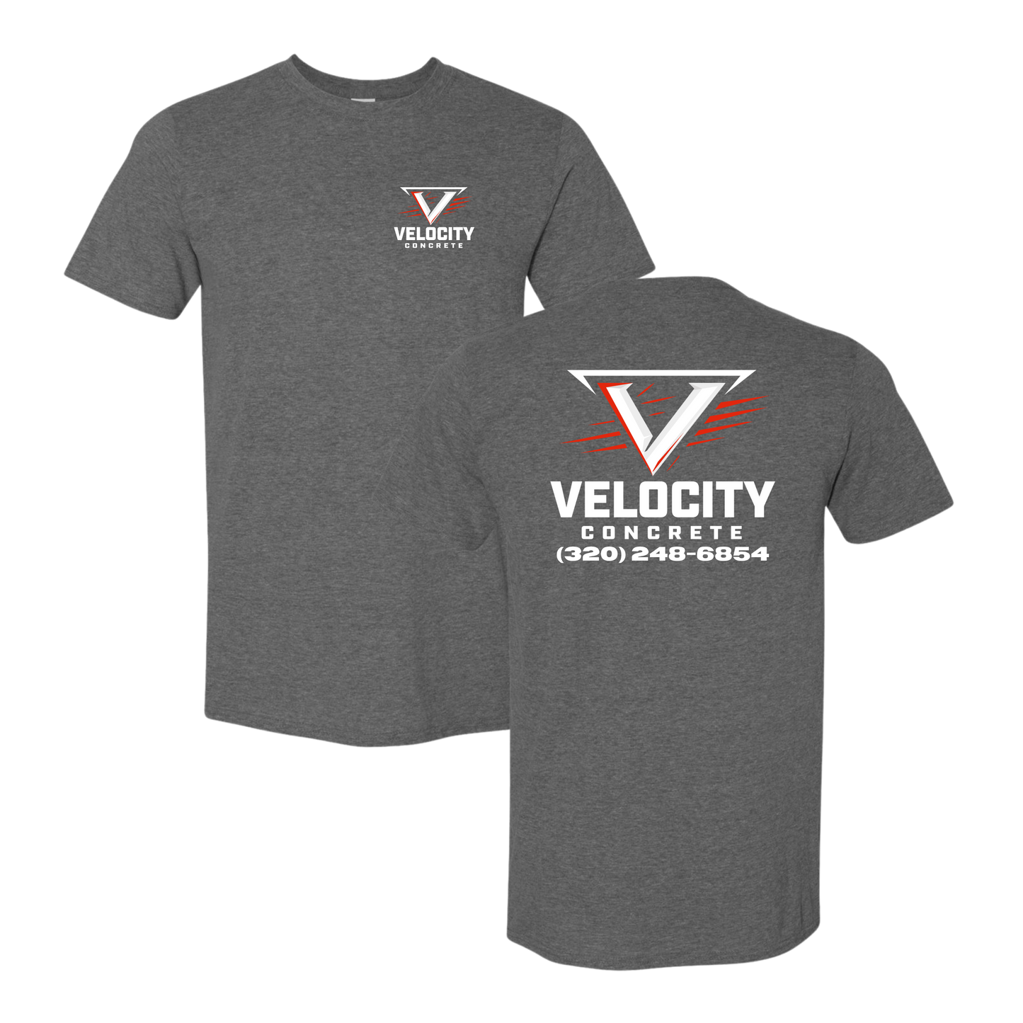 Velocity Concrete Standard Tshirts