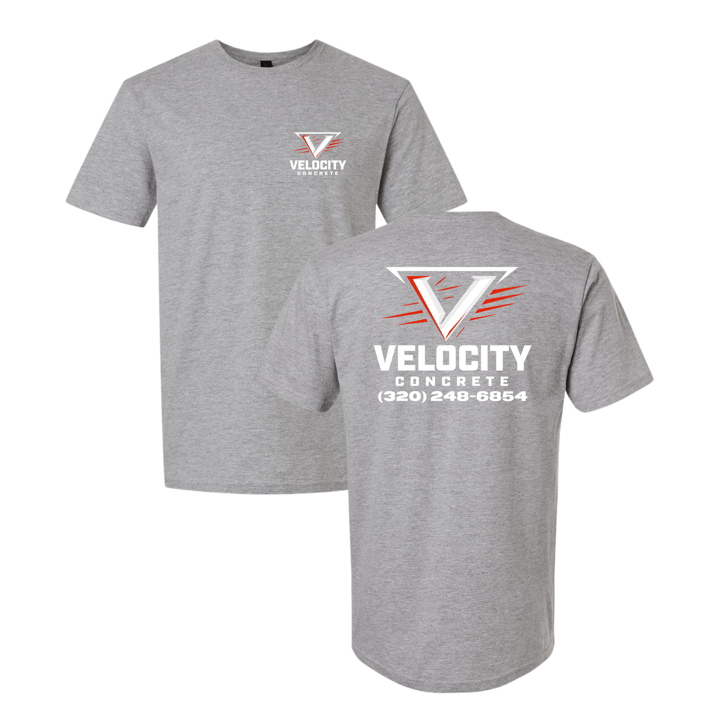 Velocity Concrete Standard Tshirts