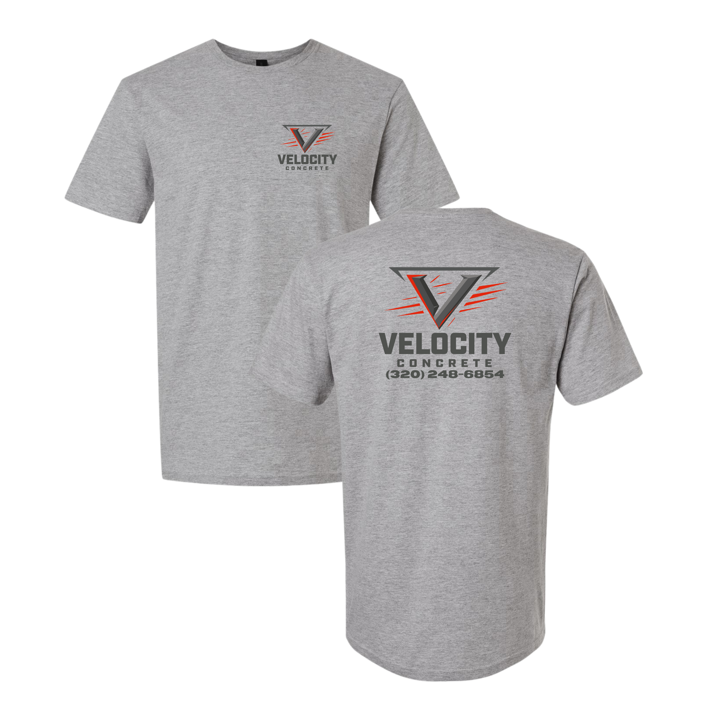 Velocity Concrete Standard Tshirts