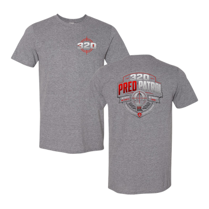 320 Pred Red Shield Graphic Tshirt