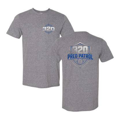 320 Pred Blue Shield Graphic Tshirt