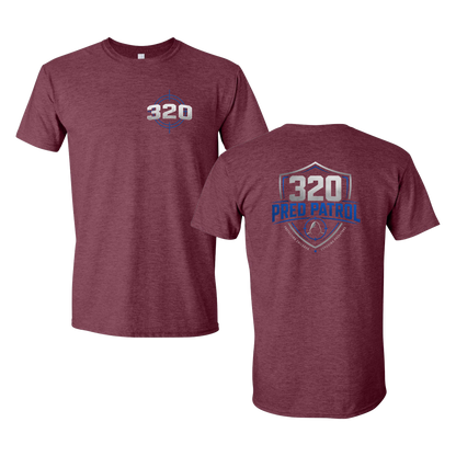 320 Pred Blue Shield Graphic Tshirt