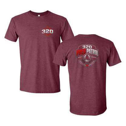 320 Pred Red Shield Graphic Tshirt