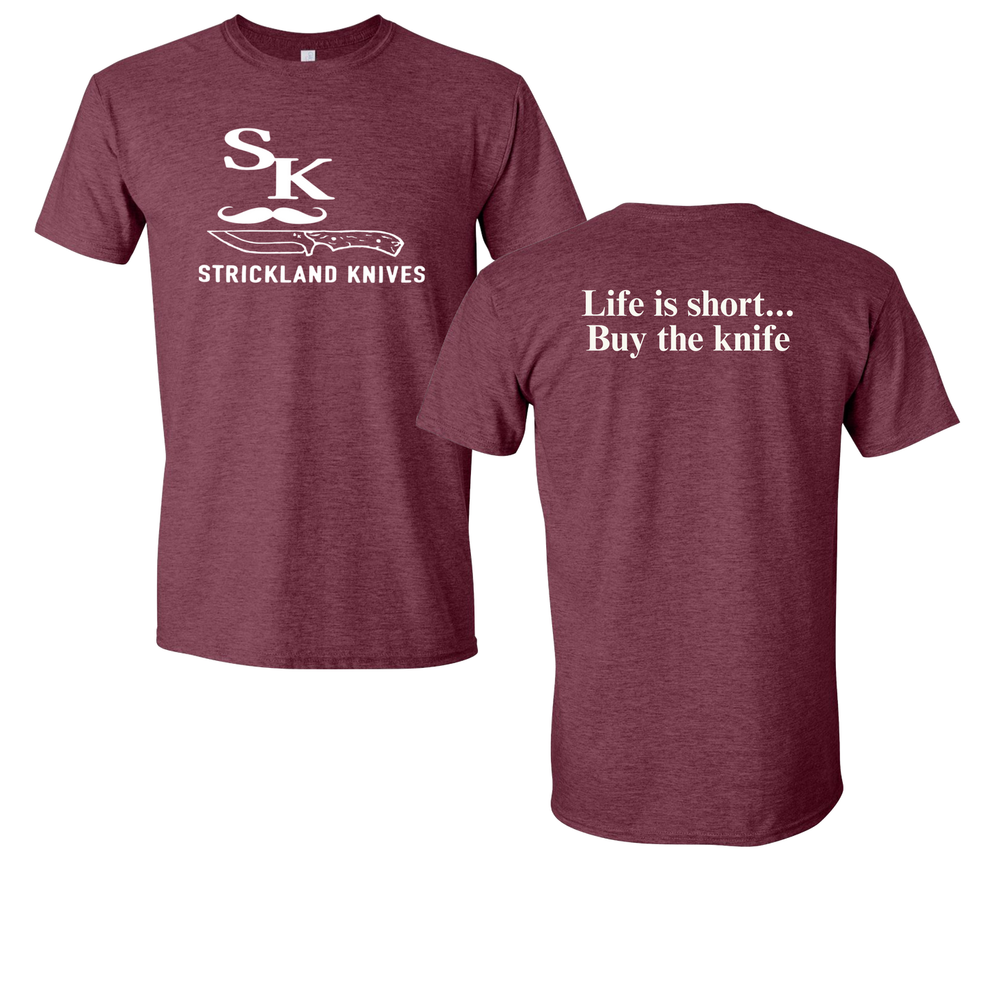 SK Custom Knives Quote Tshirt