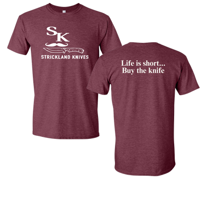 SK Custom Knives Quote Tshirt