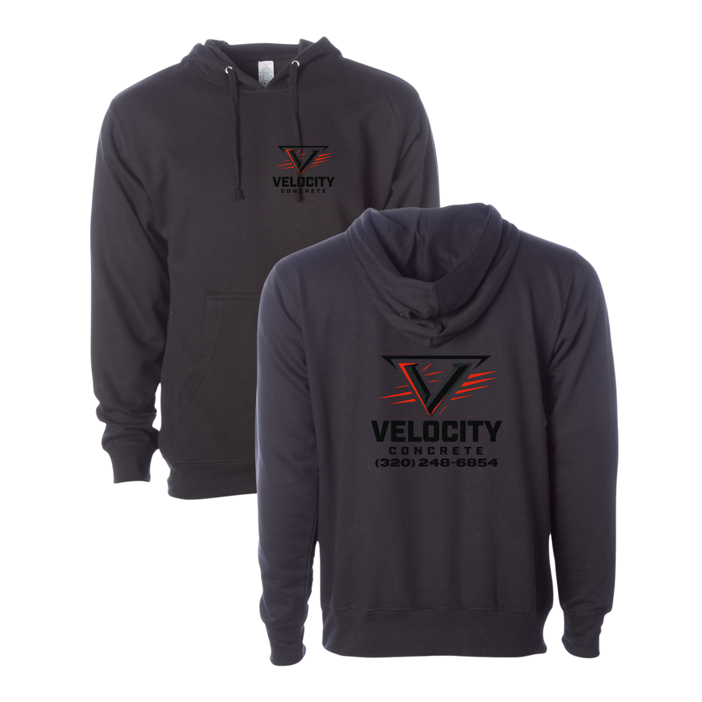 Velocity Concrete Midweight Hoodies