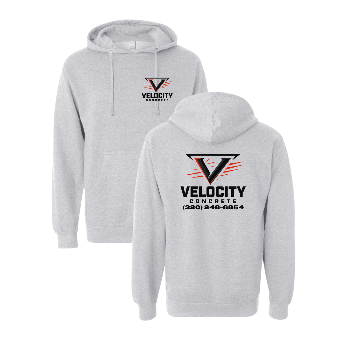 Velocity Concrete Midweight Hoodies