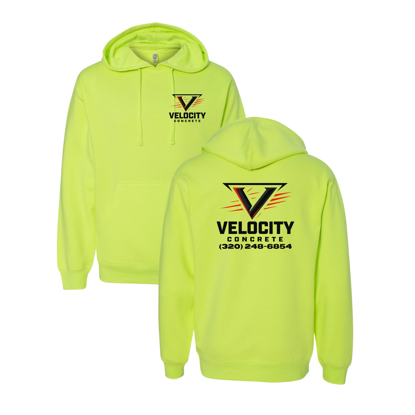 Velocity Concrete Midweight Hoodies