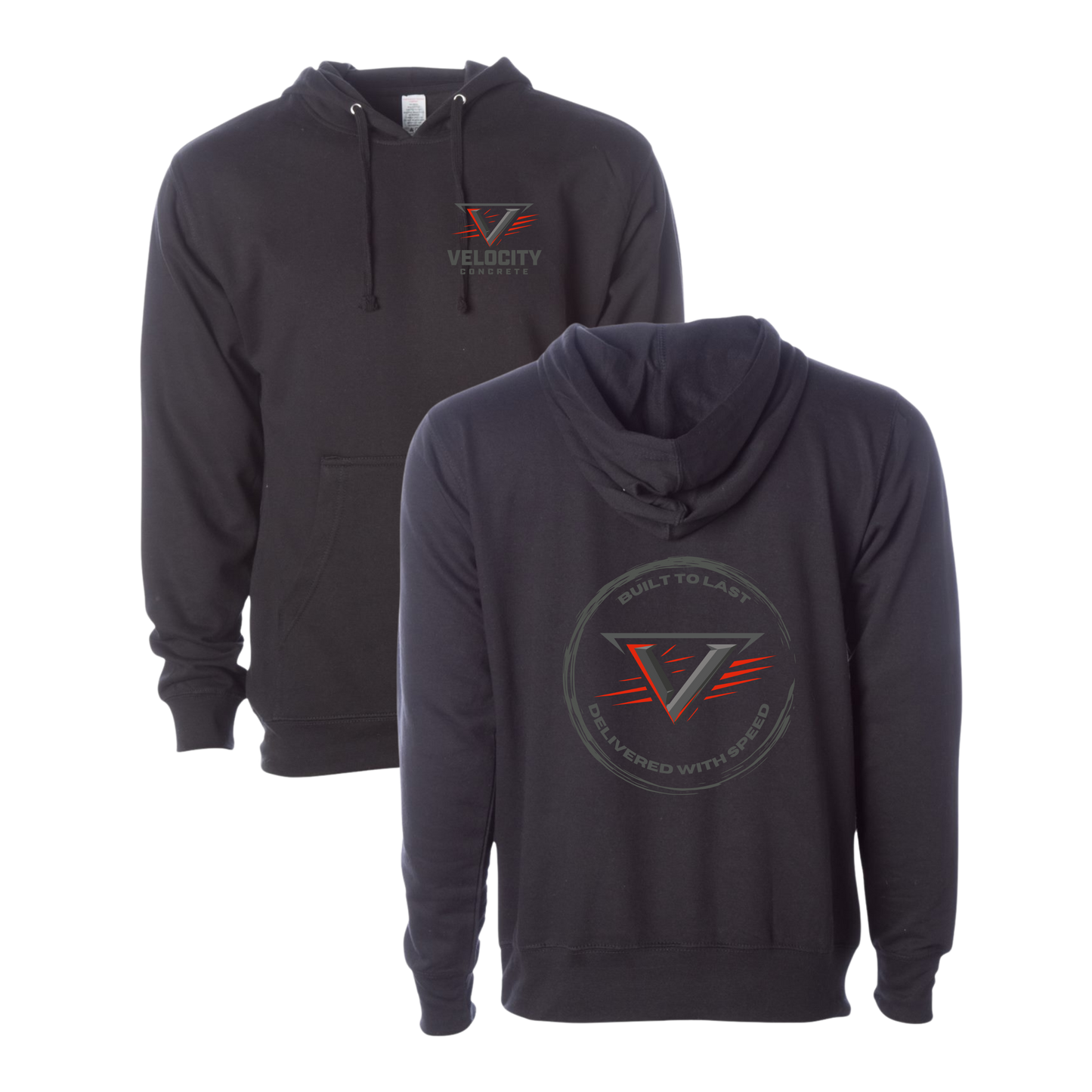 Velocity Concrete Midweight Hoodies