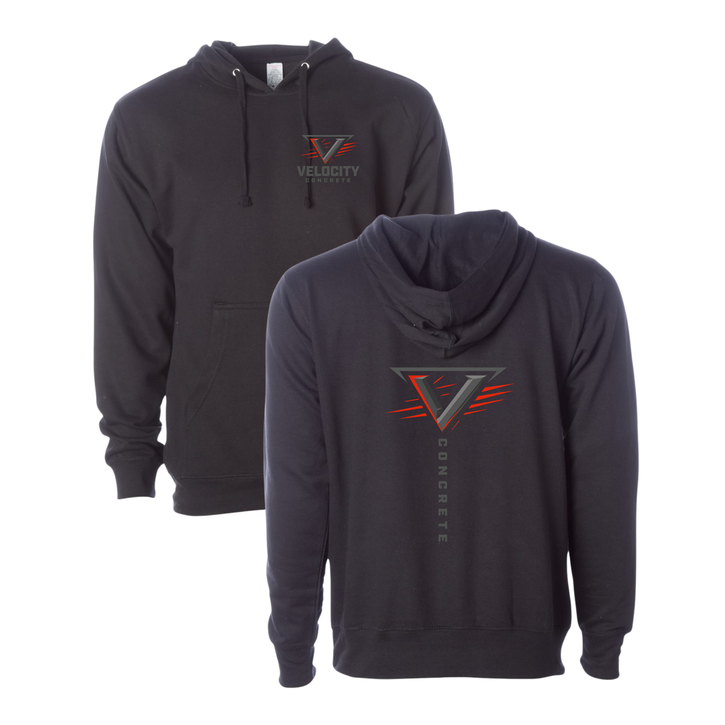 Velocity Concrete Midweight Hoodies