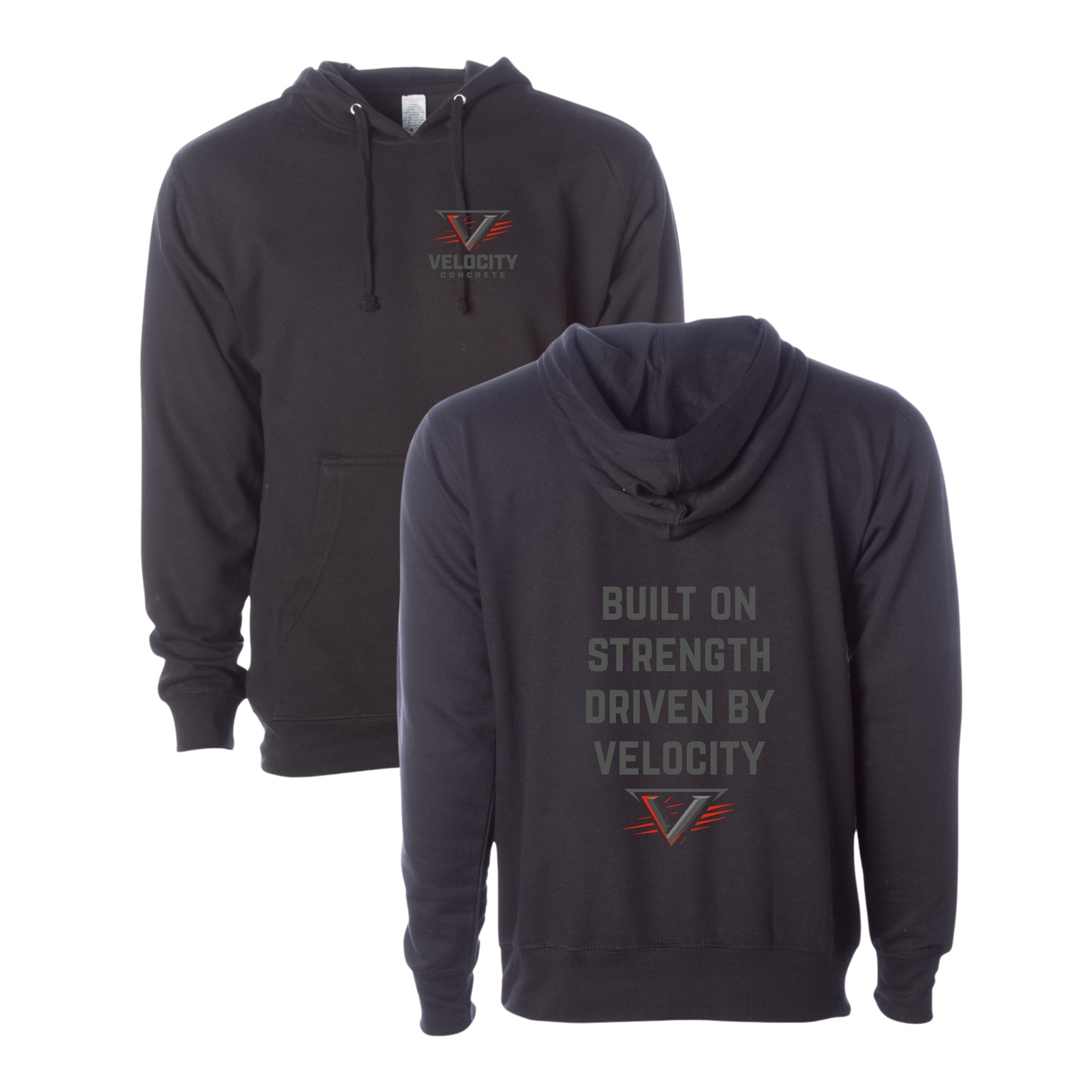 Velocity Concrete Midweight Hoodies