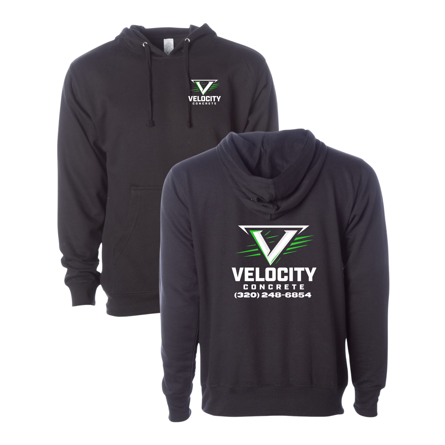 Velocity Concrete Midweight Hoodies