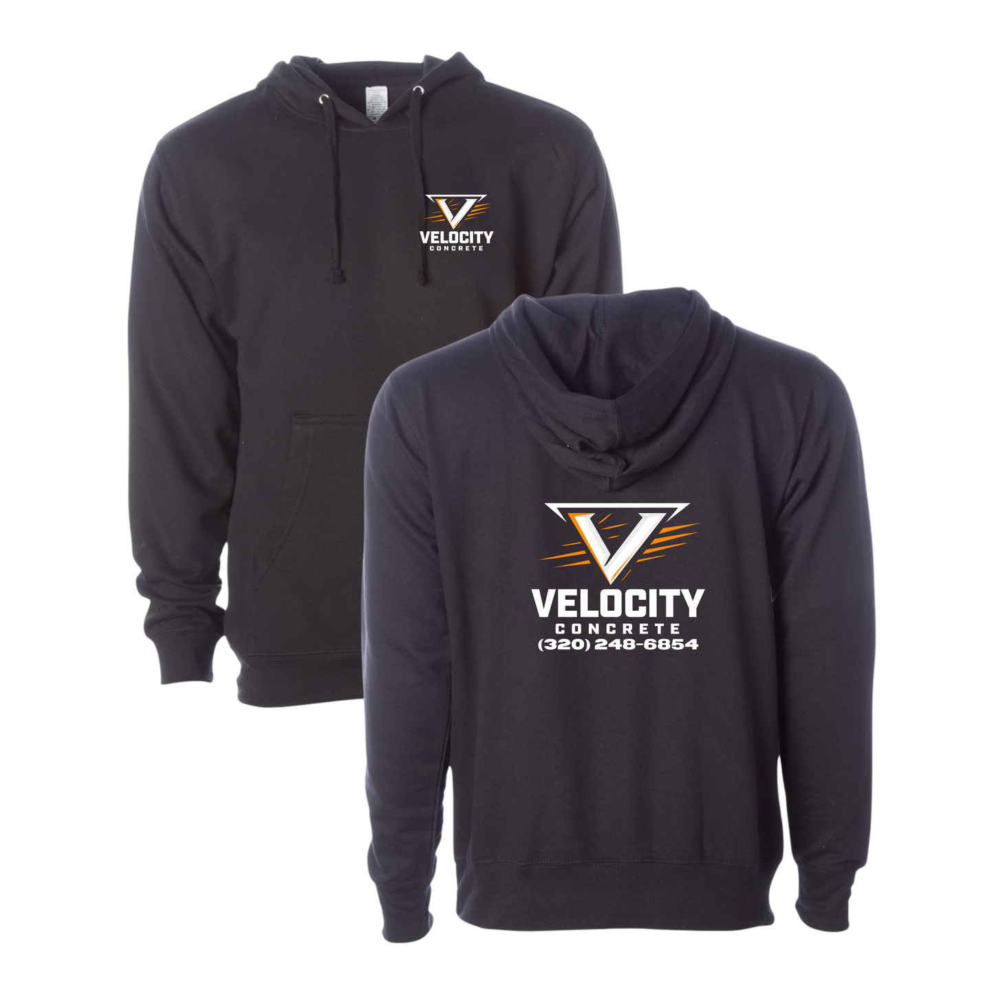 Velocity Concrete Midweight Hoodies