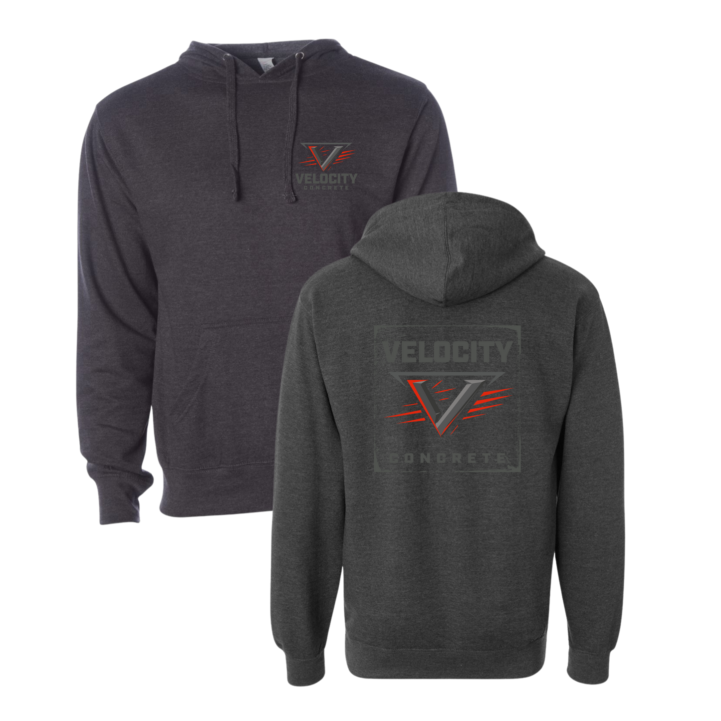 Velocity Concrete Midweight Hoodies