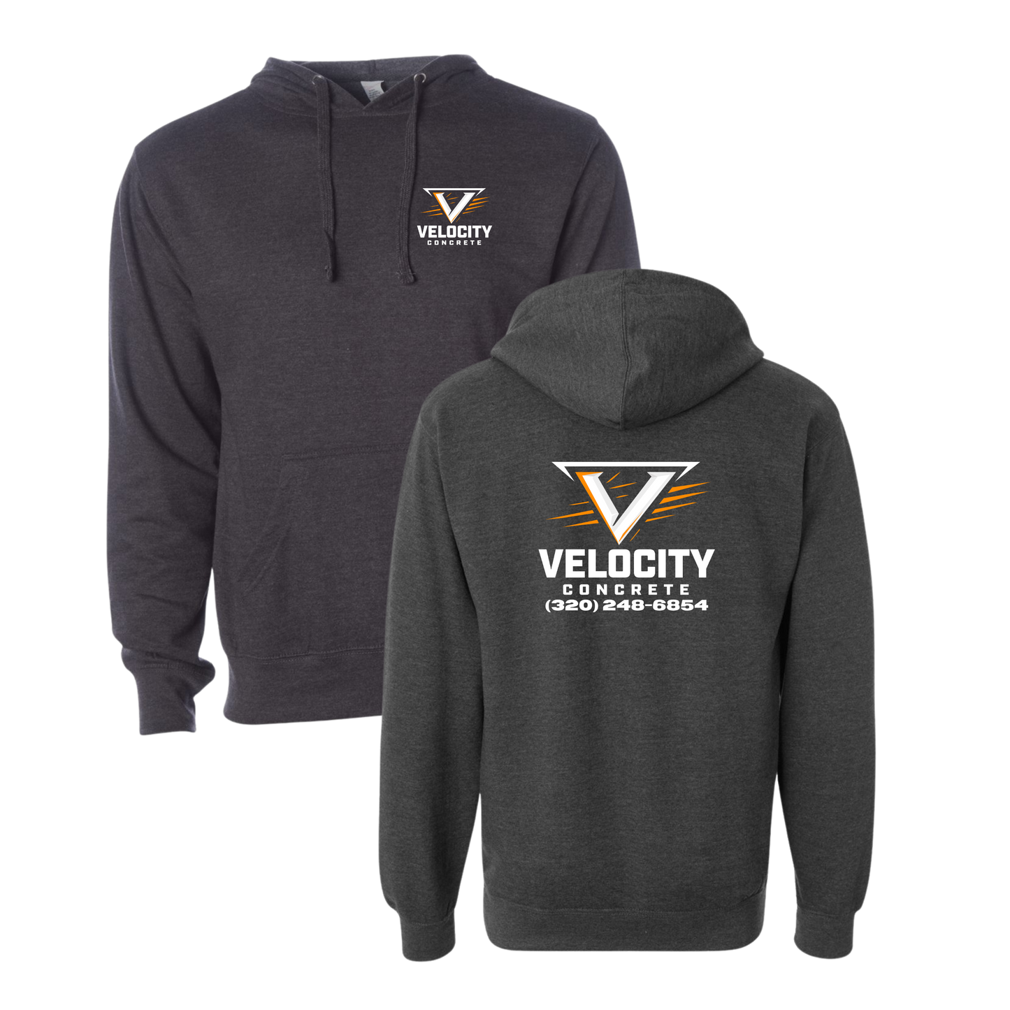 Velocity Concrete Midweight Hoodies