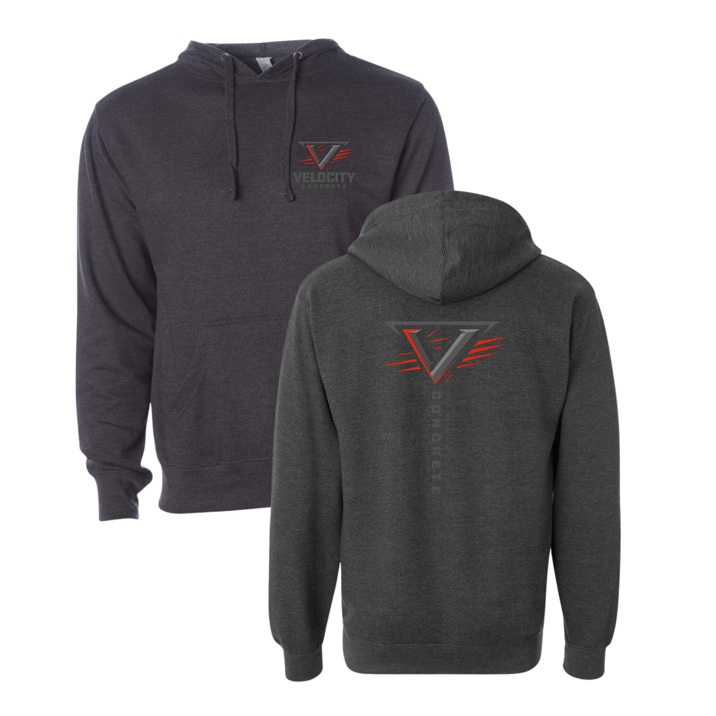 Velocity Concrete Midweight Hoodies