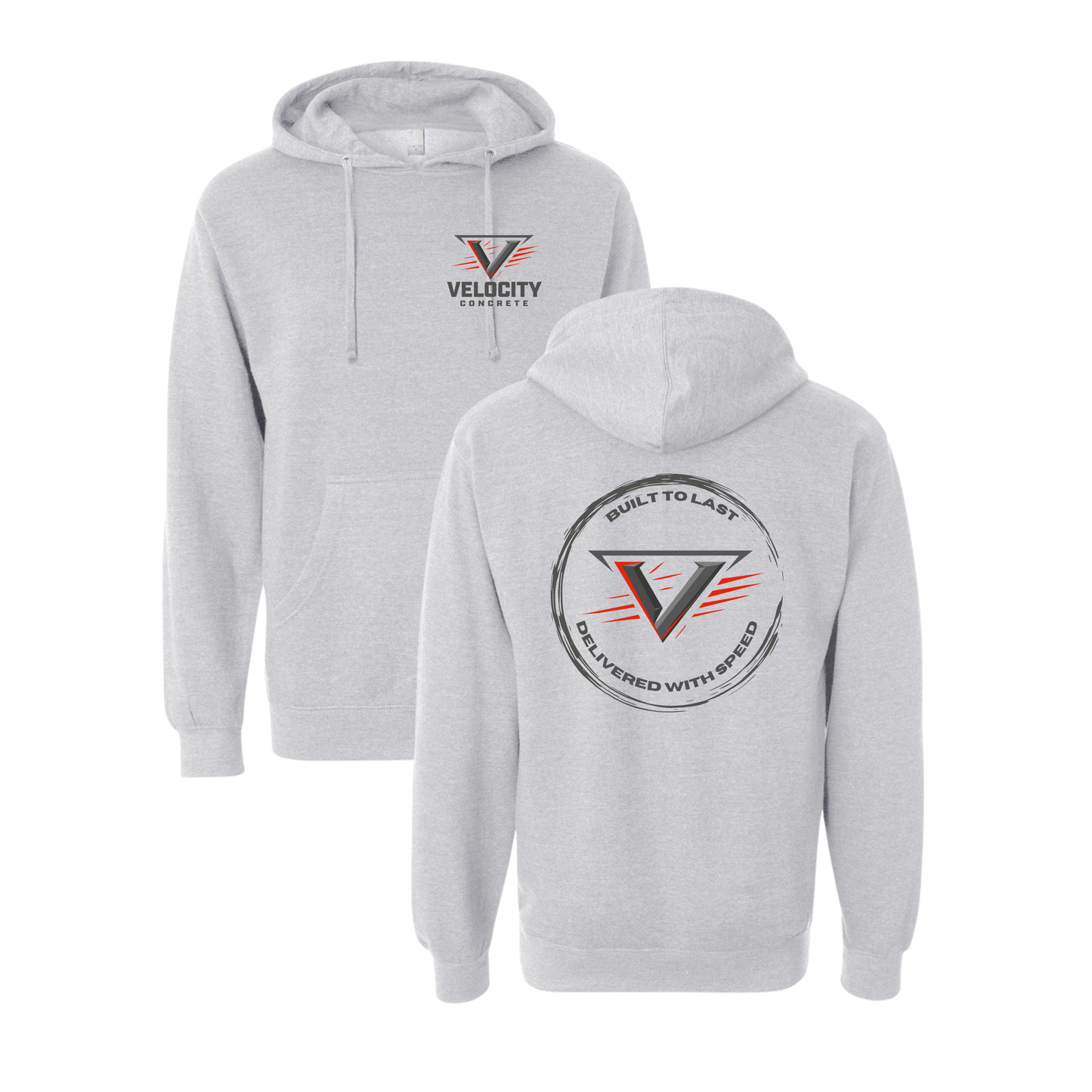 Velocity Concrete Midweight Hoodies