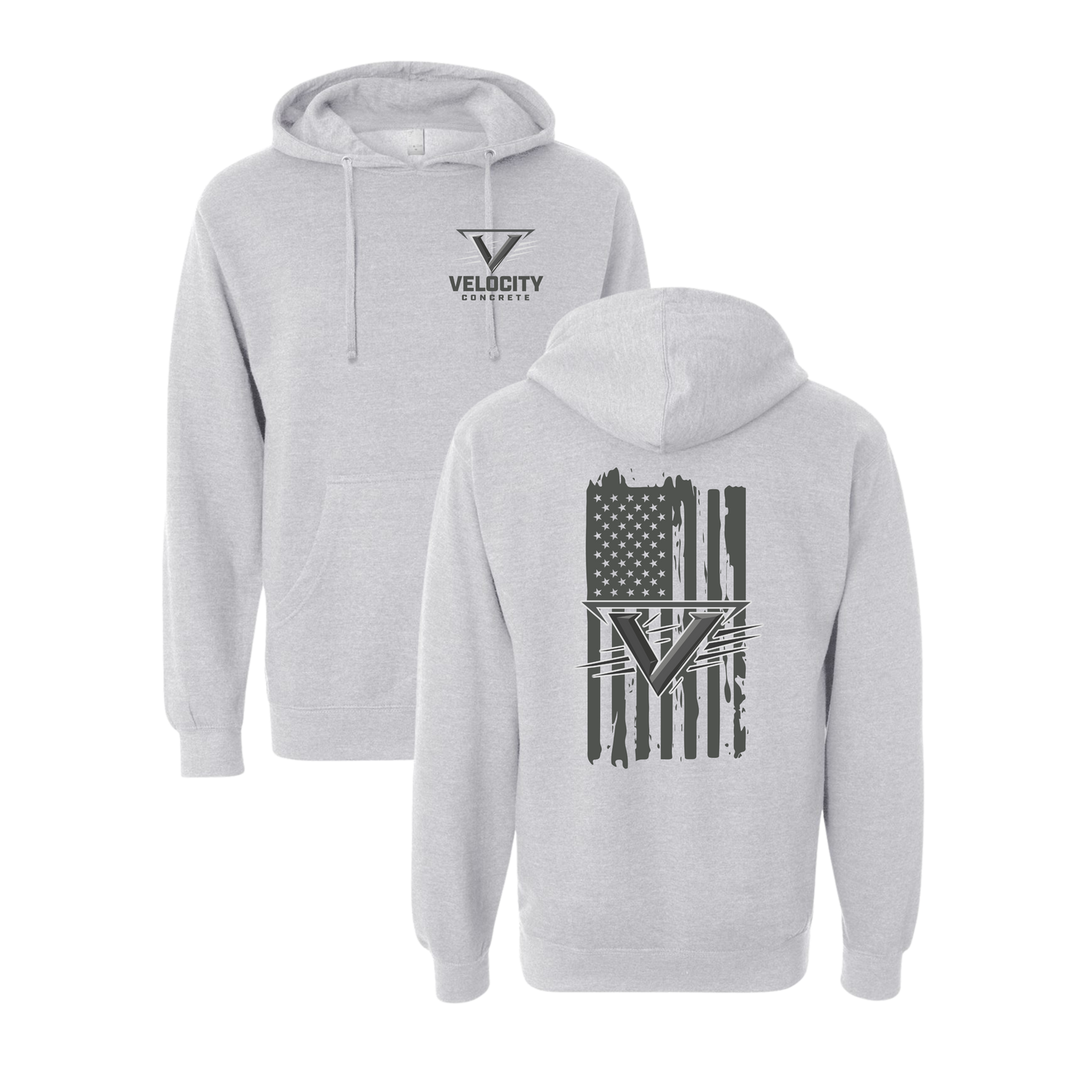 Velocity Concrete Midweight Hoodies