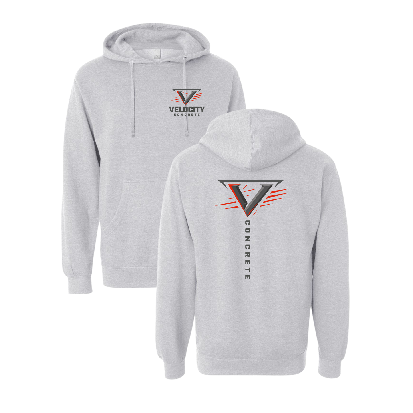 Velocity Concrete Midweight Hoodies