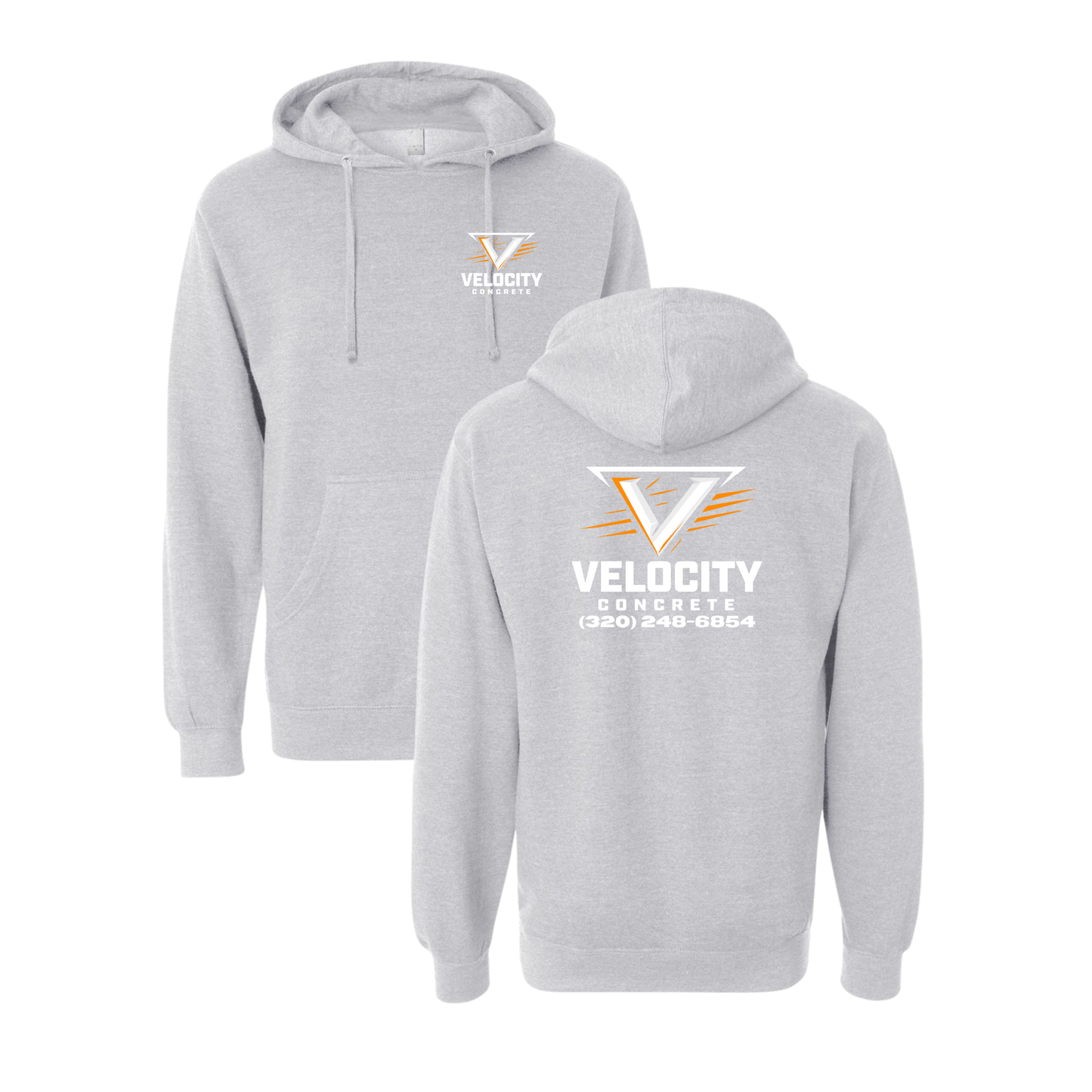Velocity Concrete Midweight Hoodies
