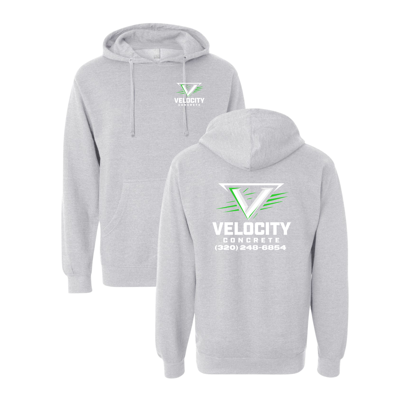 Velocity Concrete Midweight Hoodies